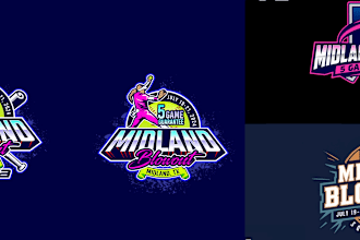 design sports game and football logo