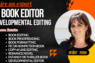proofread, developmental edit, format sci fi, self help, memoir, nonfiction book