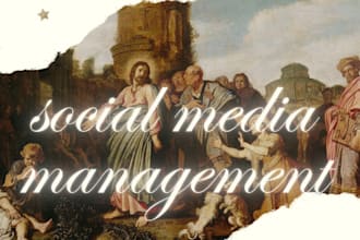 do social media management for church, ministry or nonprofit organization