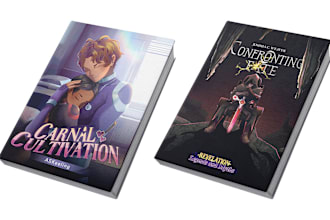 illustrate your light novel book cover