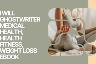 ghostwriter medical health, health fitness, weight loss ebook