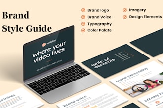design business logo and brand guidelines, style guide