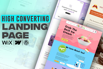 design or develop a high converting landing page in 24 hours
