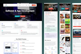do web UI UX design, and landing page design in figma