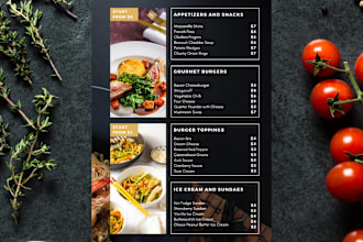 design restaurant menus food flyers and posters