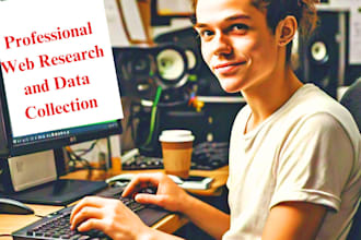 professional web research and data collection