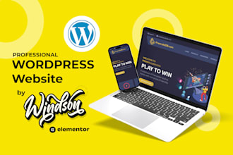 develop a wordpress website design with elementor, acf, or elementor pro