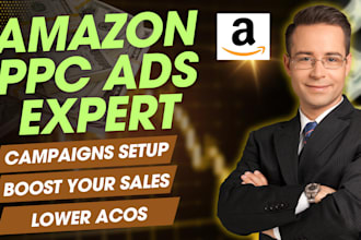 setup manage and optimize PPC amazon campaigns sponsored ads expert amazon ads