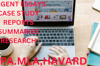 write urgent essays, case studies, reports, proposals and summaries in apa, mla