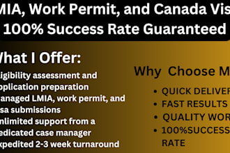 get you a lmia work permit and canada visa 100 rate guaranteed