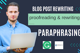 rewrite or paraphrase your blog post
