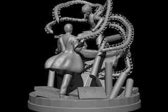 sculpt a statue model