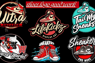 make a logo of your shoes brand or a sneaker store