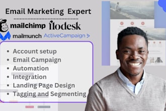 setup mailchimp flodesk activecampaign and mailmunch for email marketing
