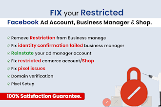 be your expert meta business suite and fix restricted ad account