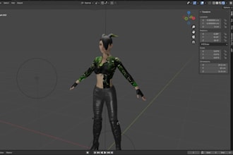 create custom vrchat avatar 3d model furry avatar vtuber anime