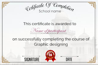 design modern certificate template for various occasions
