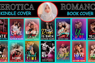 design erotic, romance and adult book cover or ebook cover