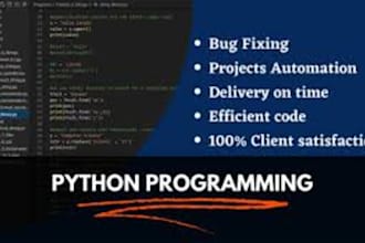 be your programmer for java c and python projects