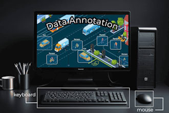 do image annotation, bounding box, text tagging, and all data labeling for ai