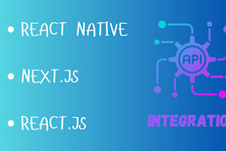 seamlessly integrate apis in react next js and react native
