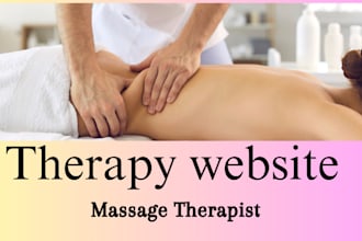 design a professional therapy mental health massage or wellness counseling