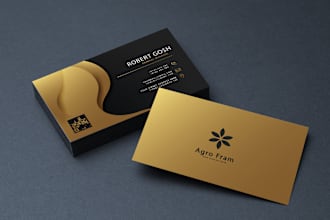 create stylish mordern business card and id badge design