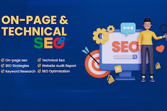 do on page and technical SEO to boost your website ranking