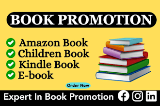 do amazon book promotion, children book and ebook marketing