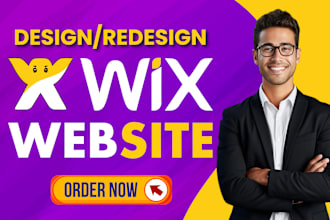 design or redesign wix website, create wix landing page, wix ecommerce website