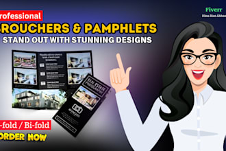 design professional stunning brochure and pamphlet