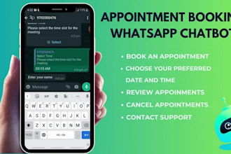 build whatsapp payment order confirmation bot, bls appointment visa booking bot