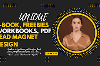 create pdf lead magnet design, brochure design, lead magnet, ebook design, ebook