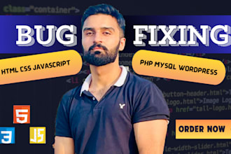 write and solve scripts in html, css, javascript and jquery
