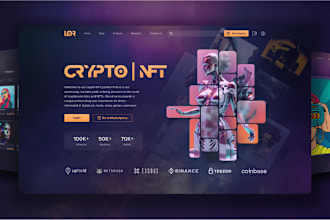 develop and design animated crypto website, nft website, meme coin website