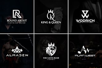 do modern clothing, luxury gym monogram dj lion timeless, and all logo design
