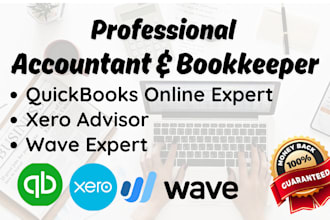 do bookkeeping and accounting through quickbooks online and xero