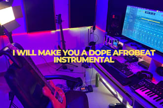 make your custom afrobeats, amapiano, african music beats and song writer