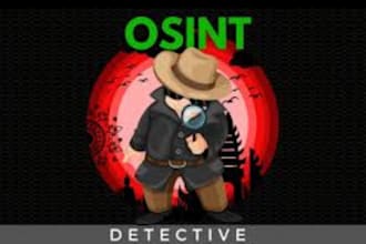 investigate people or companies using osint and digital forensics