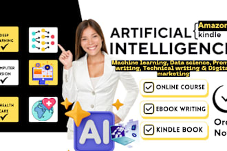 write creative prompt writing, artificial intelligence, data science, kdp ebook