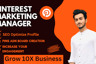 manage pinterest account with SEO optimized pins and boards