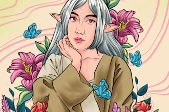 draw potrait illustration photo