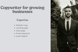 create a website copy for new businesses