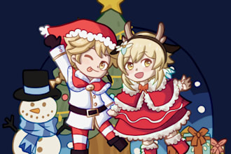 draw cute chibi characters