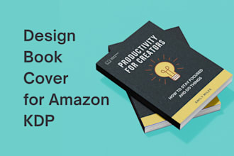 create book cover design and KDP book cover
