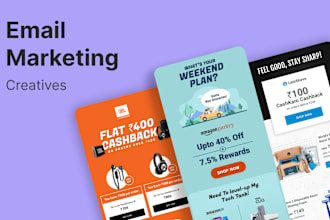 design custom emails and newsletters for marketing campaign