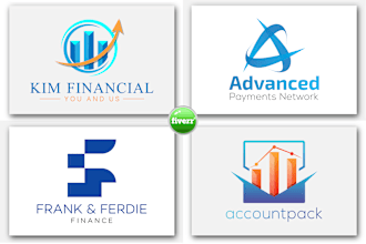 design financial, accounting, nonprofit, insurance, banking logo