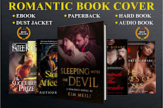 kdp book cover design, kindle romance fantasy book cover