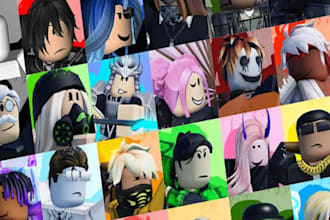 create a great and professional  roblox logo for clients for youtube and group
