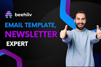 beehiiv newsletter design, mailchimp, klaviyo email template beehiiv landingpage